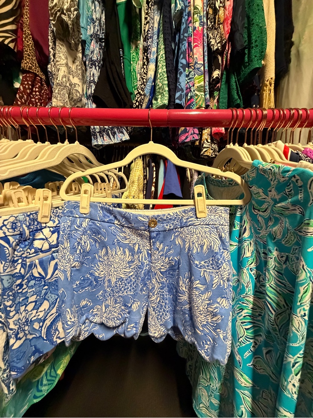 Lilly Pulitzer Buttercup Knit Shorts - Boca Blue - 0